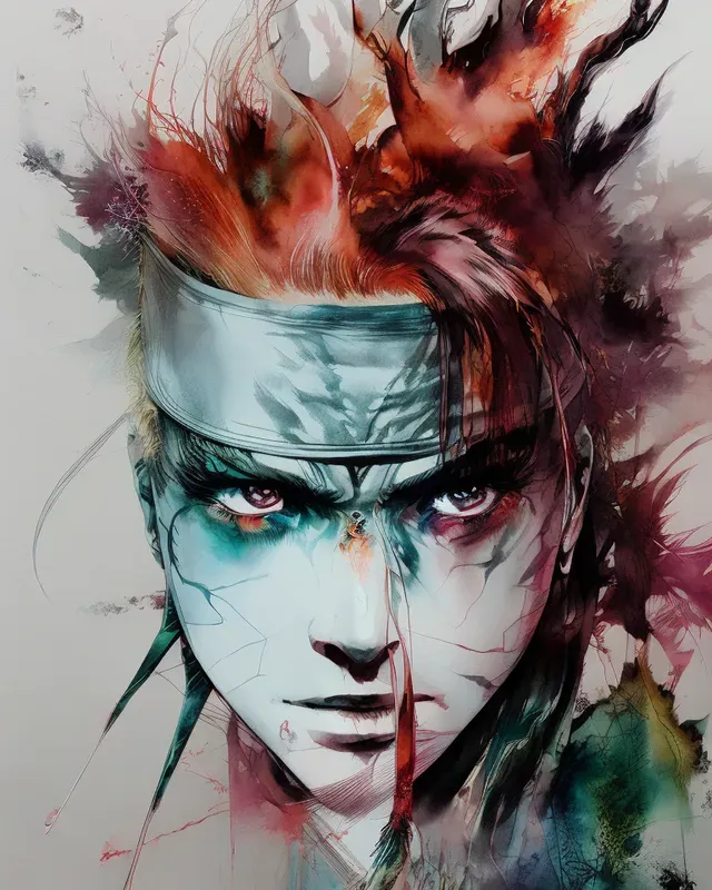 Colorful Water Inks