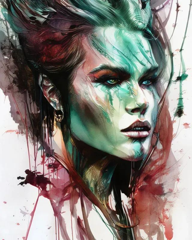 Colorful Water Inks