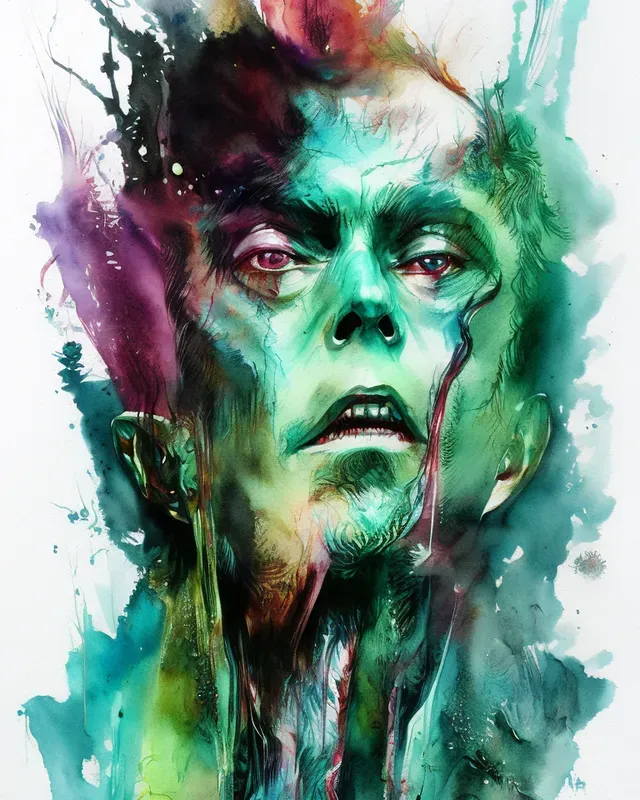 Colorful Water Inks
