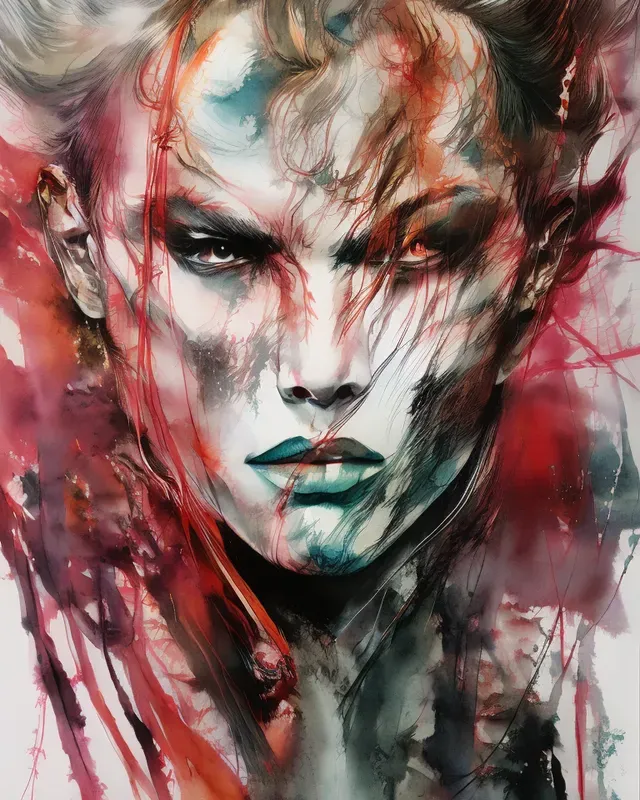 Colorful Water Inks