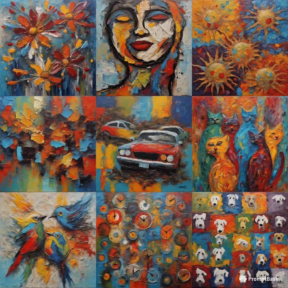 Surreal Impasto Symphonies