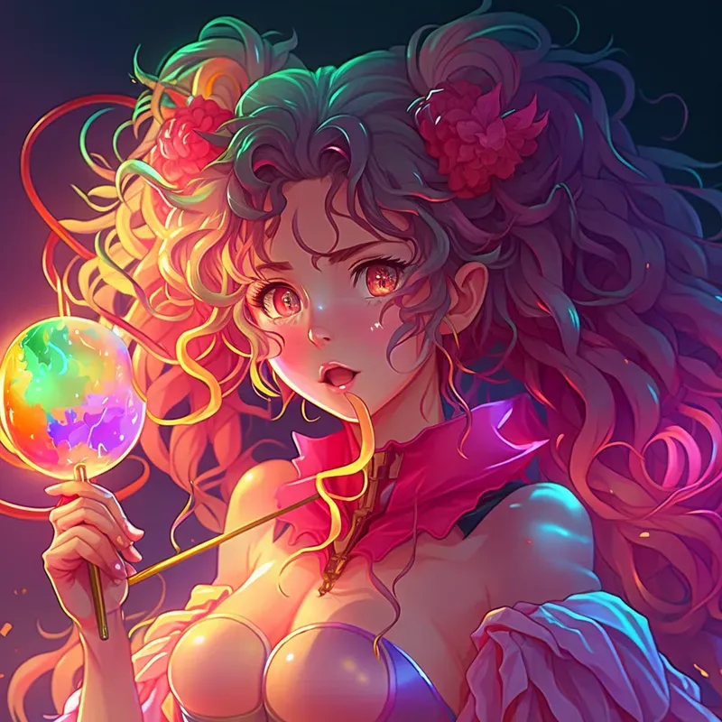 Kawaii Anime Girl Content Character Art