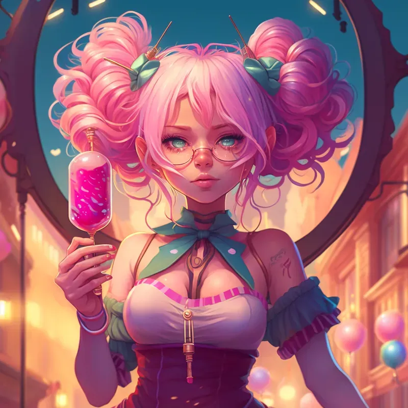 Kawaii Anime Girl Content Character Art