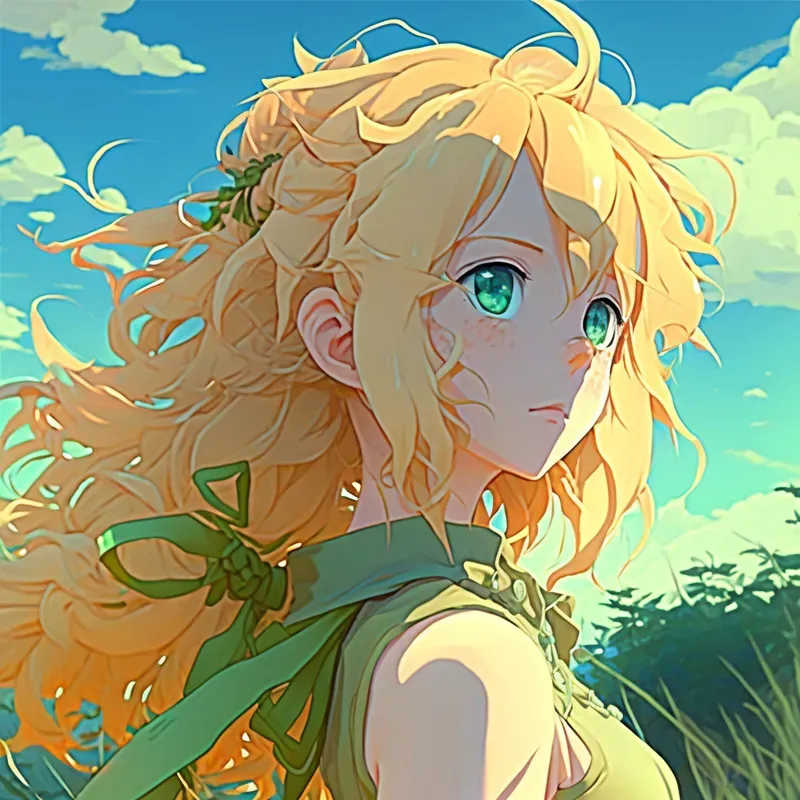 Observe Anime Girl Character Concept Art