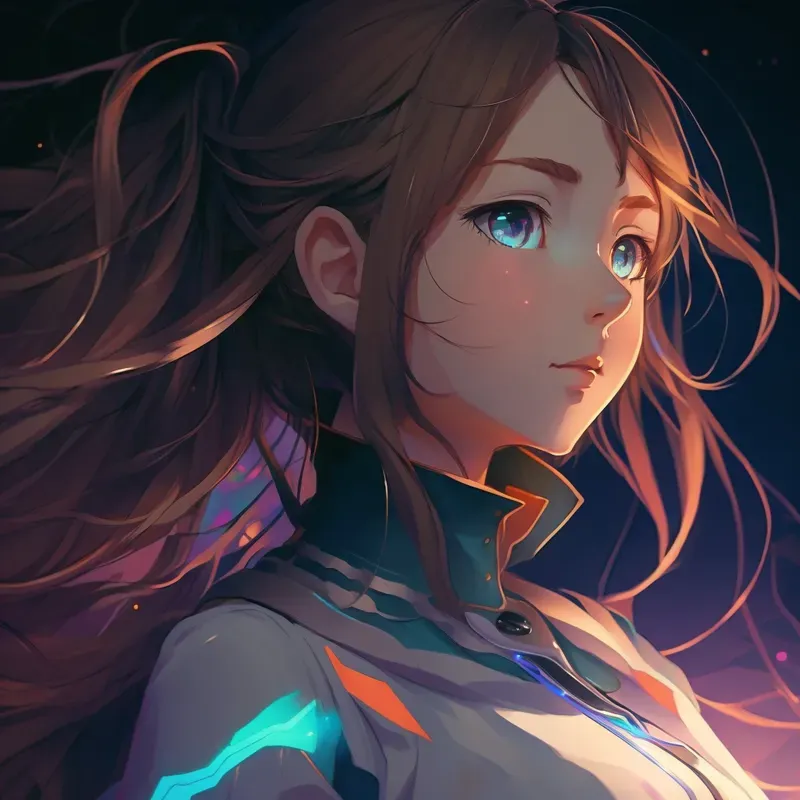 Observe Anime Girl Character Concept Art