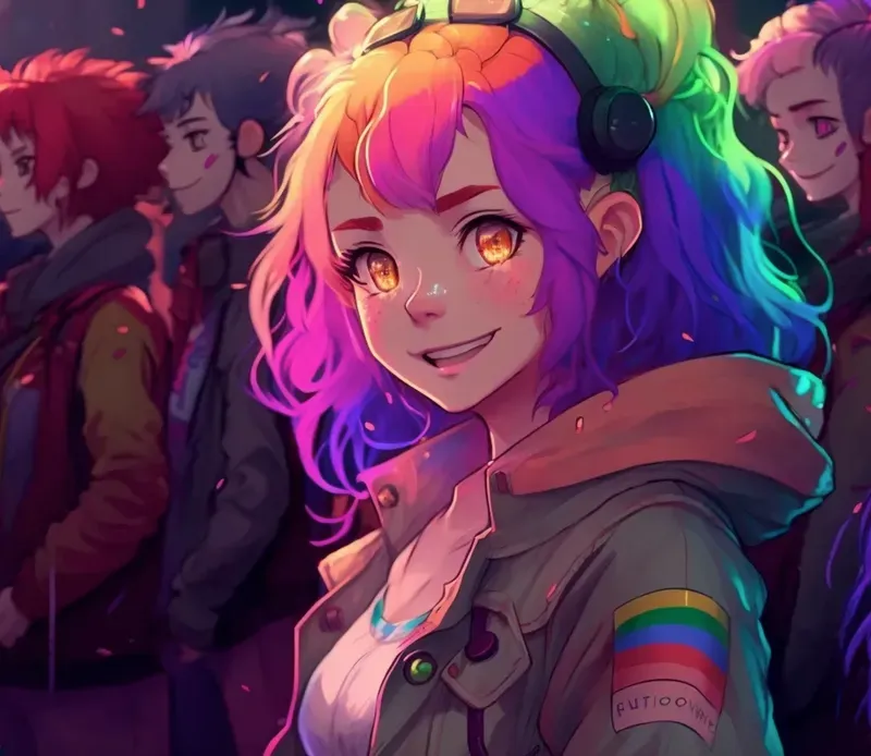 Idol Anime Girls Concept Character Art