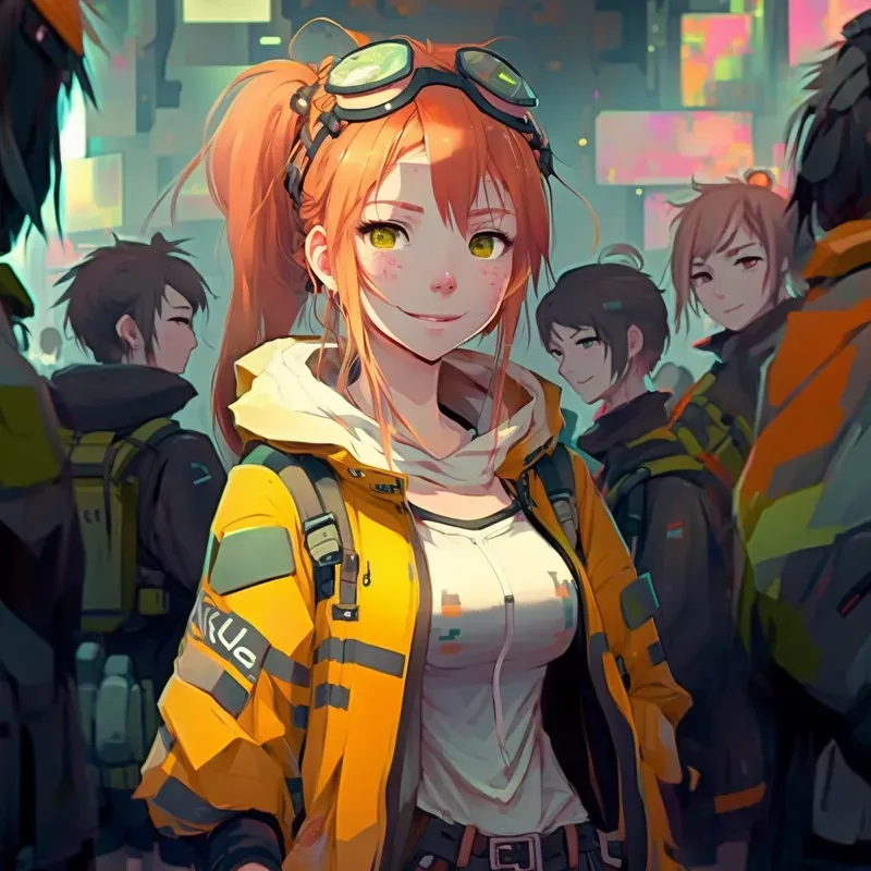 Idol Anime Girls Concept Character Art