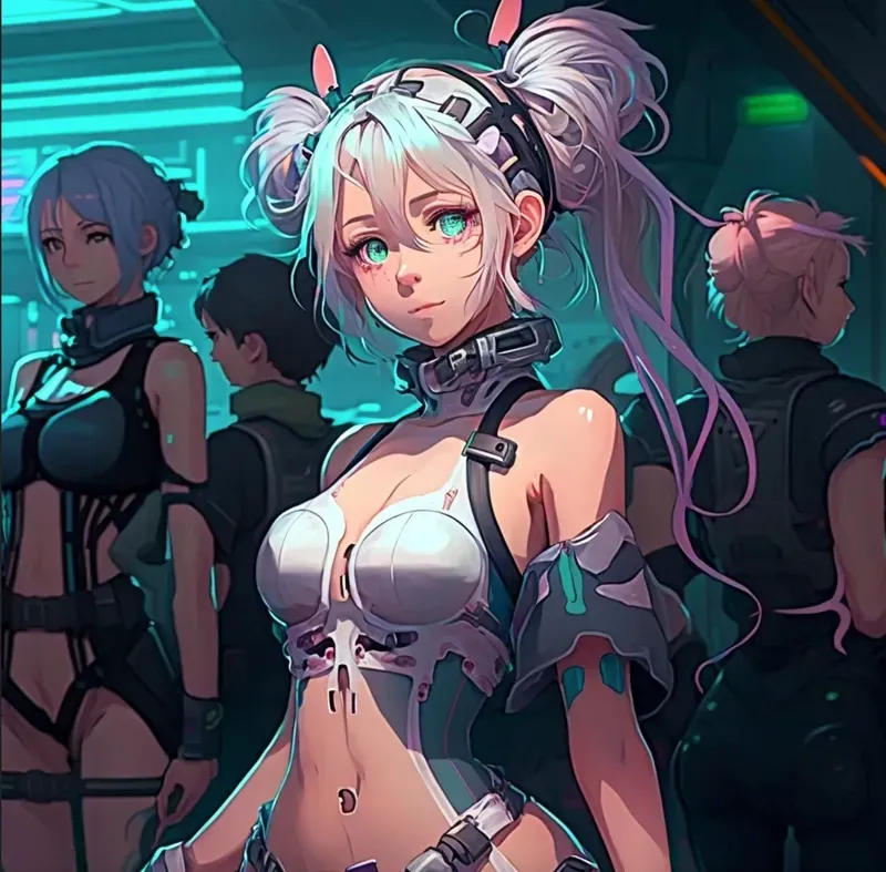 Idol Anime Girls Concept Character Art