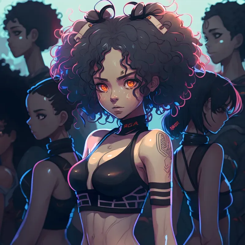 Idol Anime Girls Concept Character Art