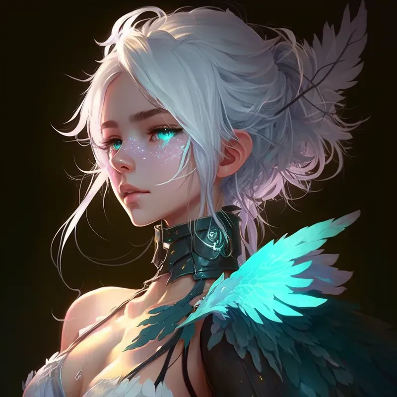 Mysterious Anime Girl Manga Concept Art