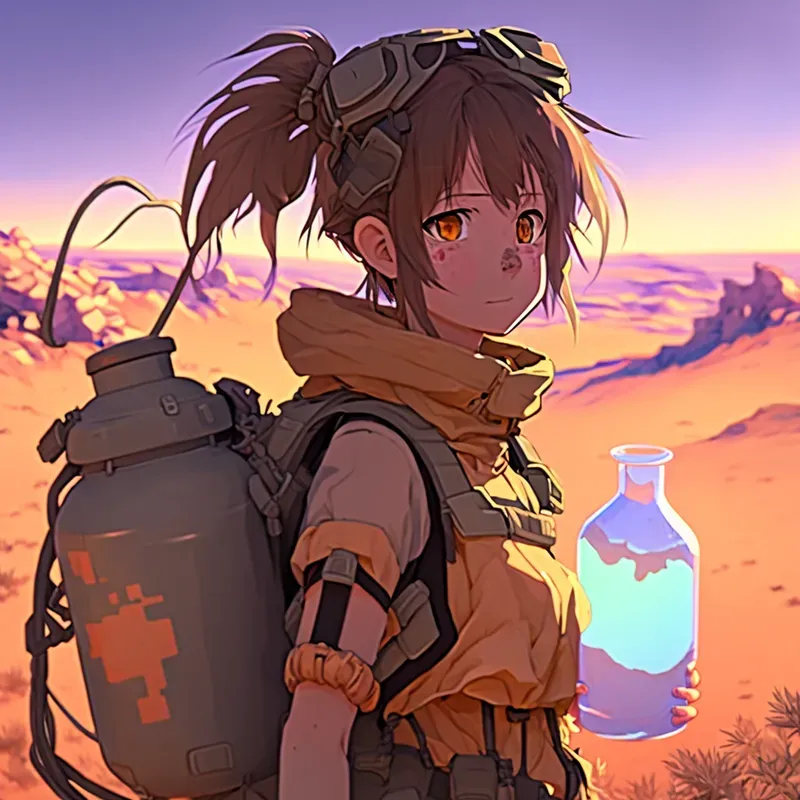 Crazy Adventures Neon Anime Girls Mangas