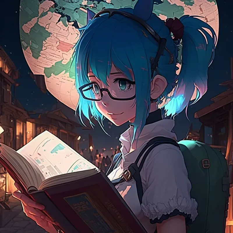 Crazy Adventures Neon Anime Girls Mangas