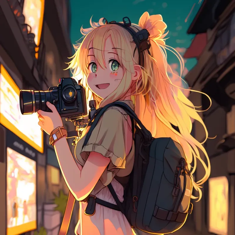 Crazy Adventures Neon Anime Girls Mangas