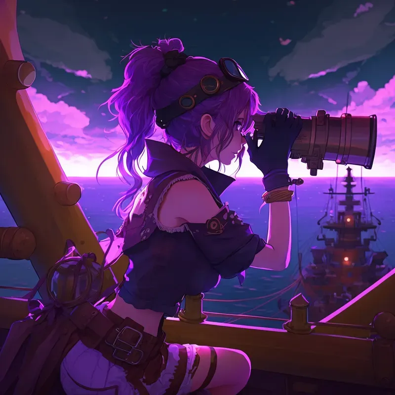 Crazy Adventures Neon Anime Girls Mangas