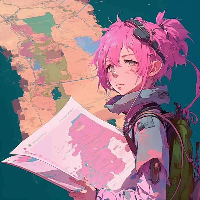 Crazy Adventures Neon Anime Girls Mangas