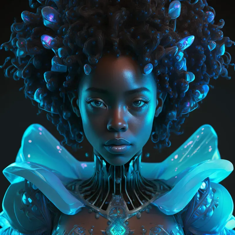 Royalmoon Neon Anime Girls Characters 3D