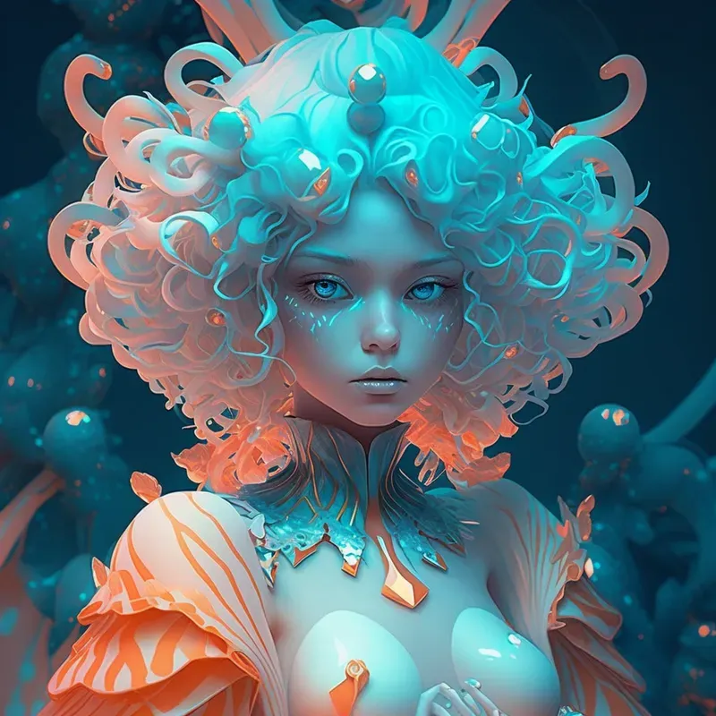 Royalmoon Neon Anime Girls Characters 3D