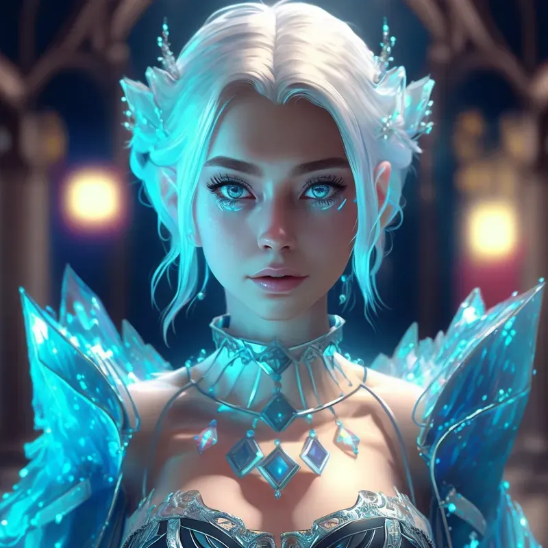 Royalmoon Neon Anime Girls Characters 3D