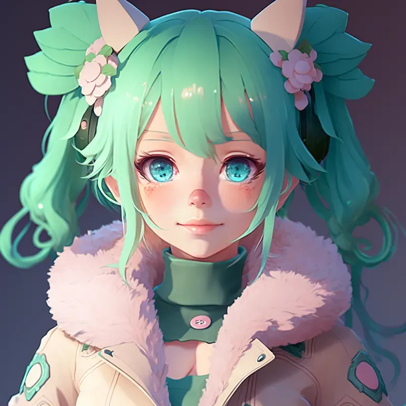 Monstermoon Cute Neon Anime Girls