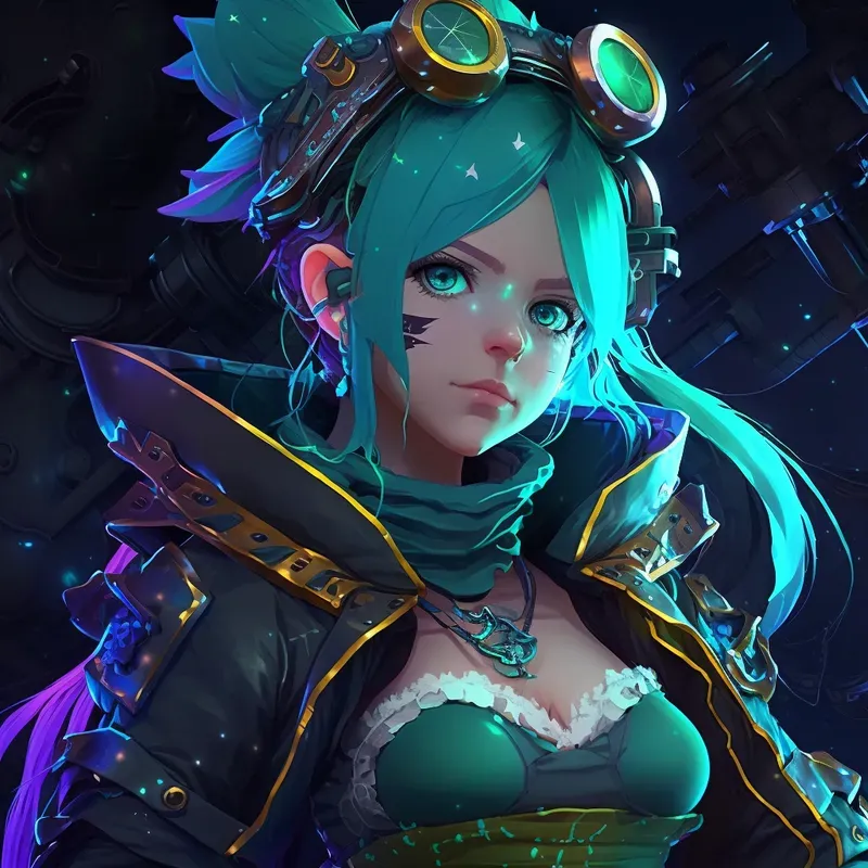 Cosmic Anime Girls Game Avatars 3D
