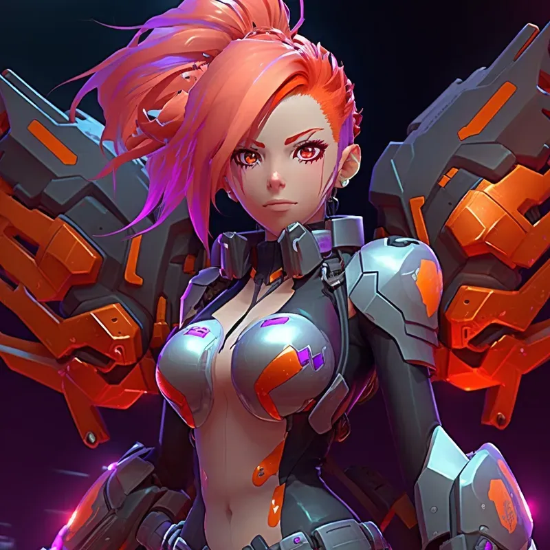 Cosmic Anime Girls Game Avatars 3D