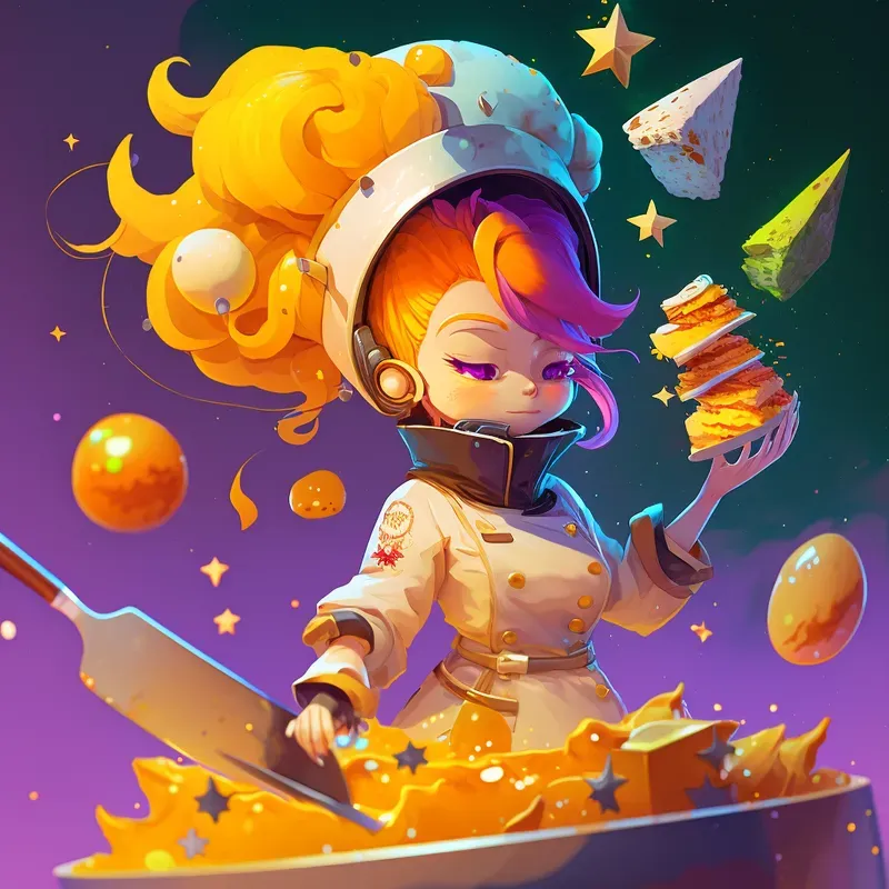 Cosmic Anime Girls Game Avatars 3D