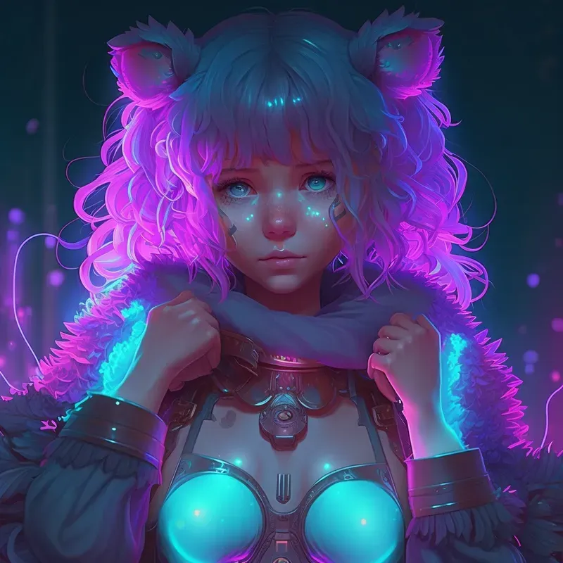 Animal Anime Girls Game Avatars 3D
