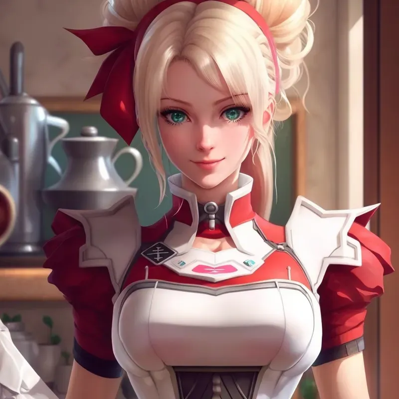 Robot Maid Anime Girls Cute Avatars 3D