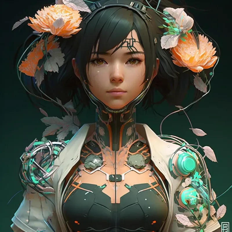 3D Game Avatars Neon Anime Girls