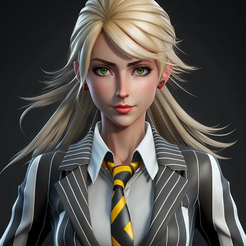 3D Game Avatars Neon Anime Girls