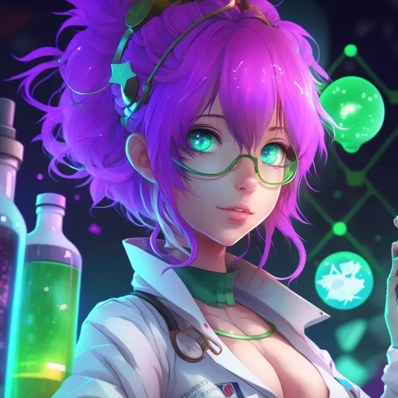 3D Game Avatars Neon Anime Girls