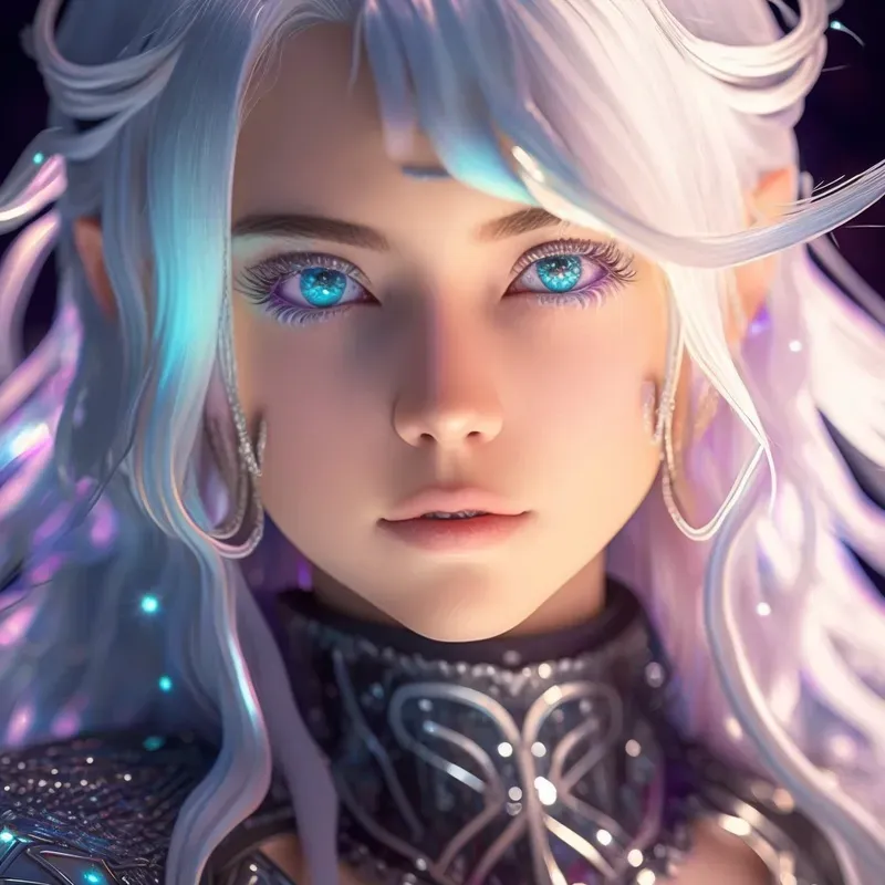 3D Game Avatars Neon Anime Girls