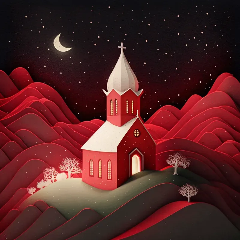 Night Paper Art
