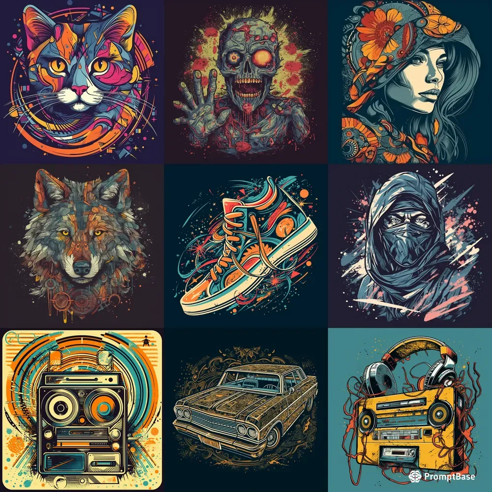 Synthwave Tshirts