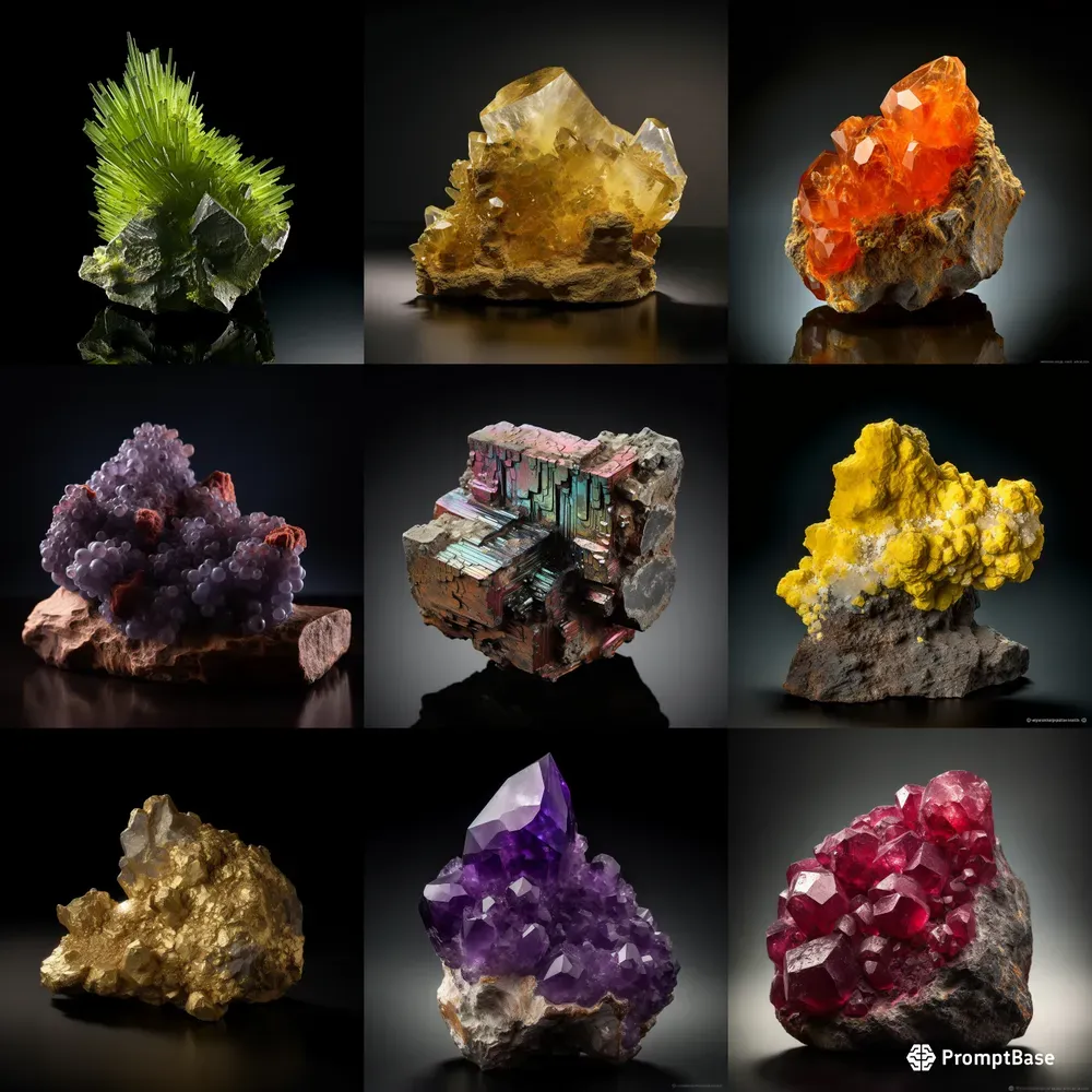 Radiant Minerals Product Photographs