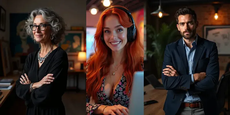 Tailored Pro Portraits For CV Webs generated by undefined