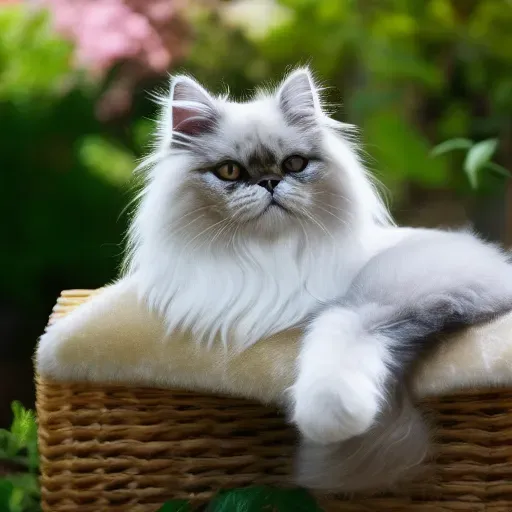 Realistic Persian Cat