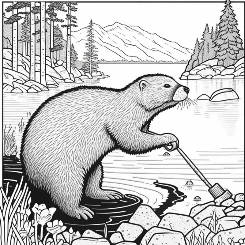 Woodland Animals Coloring Books