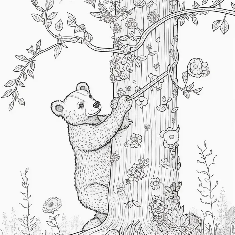 Woodland Animals Coloring Books