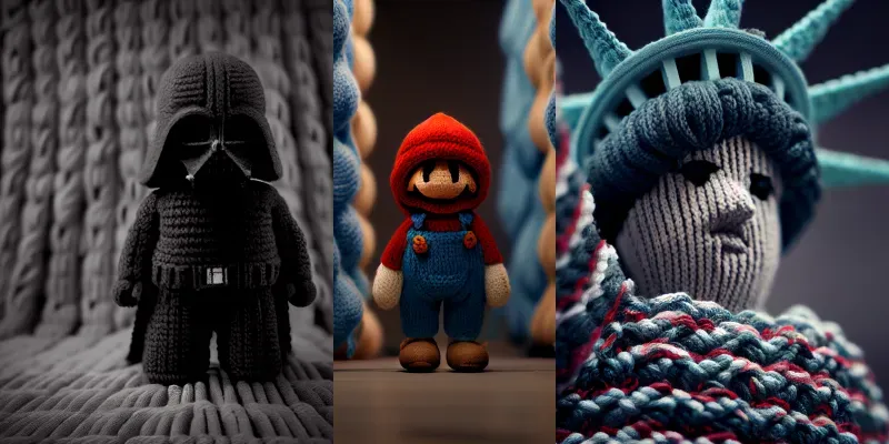Epic Knit Art generated by undefined