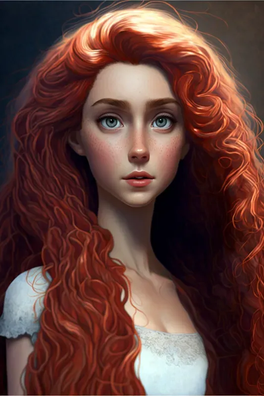 Realistic Disney Princess Portraits