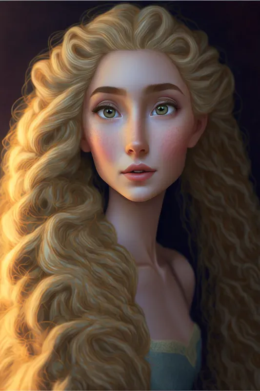 Realistic Disney Princess Portraits