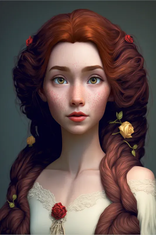 Realistic Disney Princess Portraits