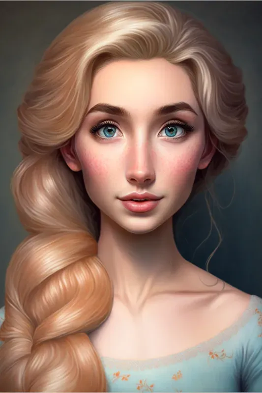 Realistic Disney Princess Portraits