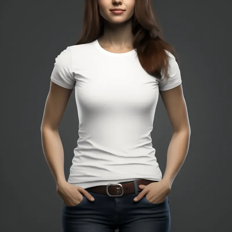 T-shirt Mockups Worn By Models