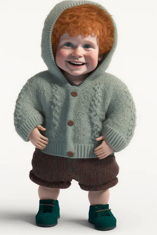 Portraits Of Famous Celebrities As Kids