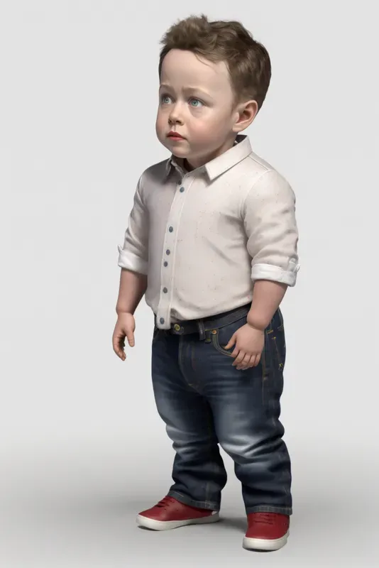 Portraits Of Famous Celebrities As Kids