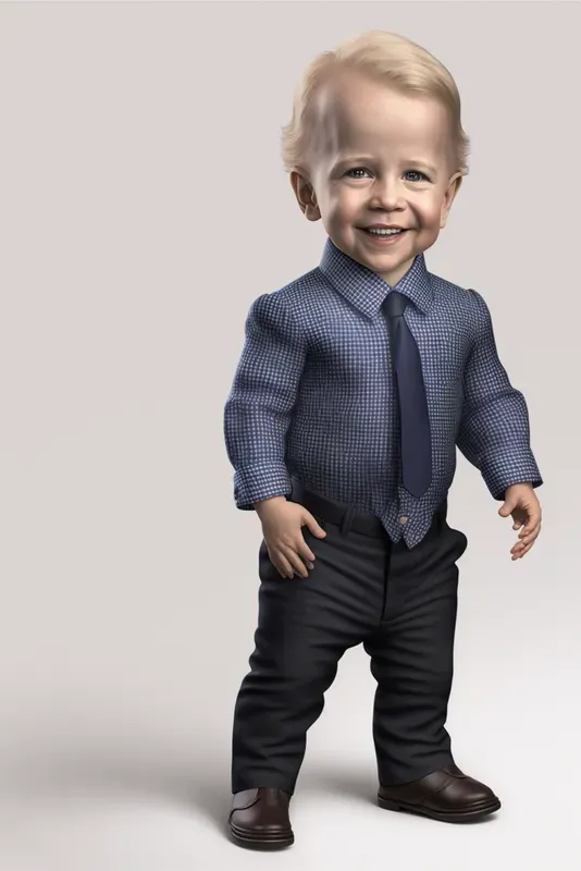 Portraits Of Famous Celebrities As Kids