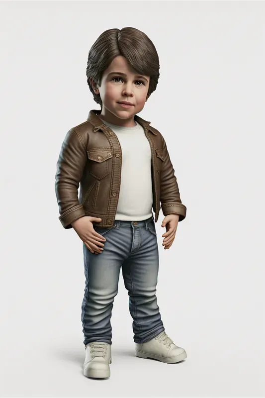 Portraits Of Famous Celebrities As Kids