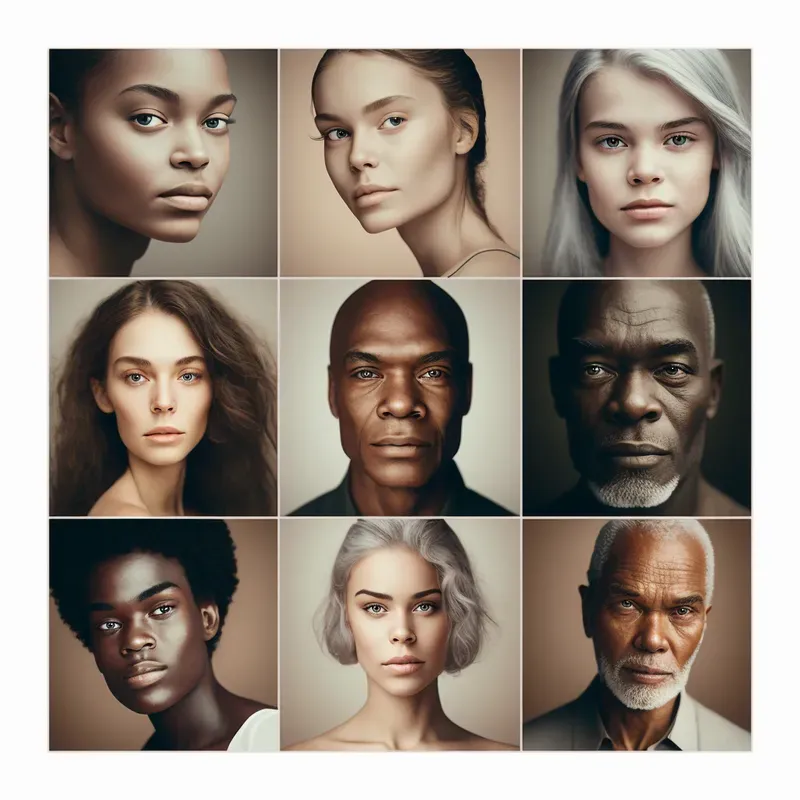 Group Composite Portraits Collages
